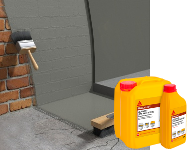 Жидкая добавка для штукатурных растворов и других мелкозернистых смесей SikaLatex®, канистра 1 л