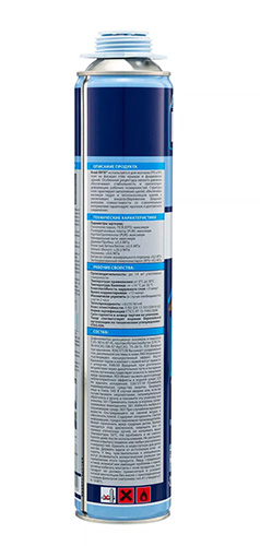 Клей пена для наружной теплоизоляции IRFix всесезонный 800 мл.