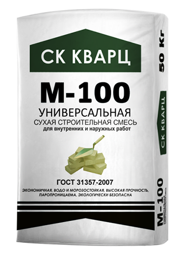 Смесь сухая универсальная М100, 50 кг