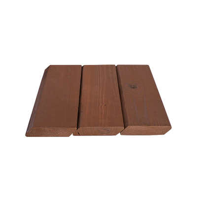 Планкен косой из термососны, 18x90x3000 мм, Каштан