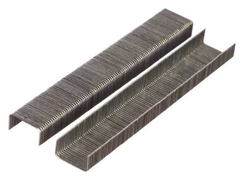 Скобы для мебельного степлера каленые, 6х0,7 мм,1000 шт/уп., Stelgrit