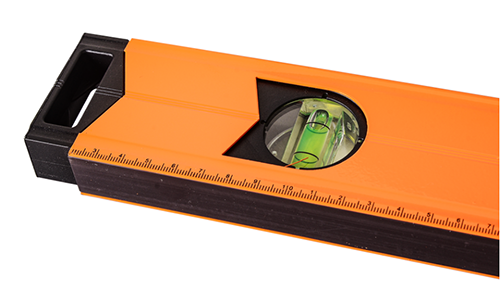 Уровень алюминиевый ПРОФИ 800 мм, 3 глазка