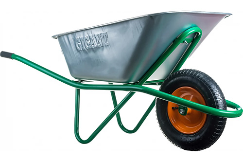 Тачка строительная одноколесная 110 л