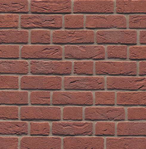 Кирпич облицовочный  Rotbraun-bunt, М-150,100x210x65, красный