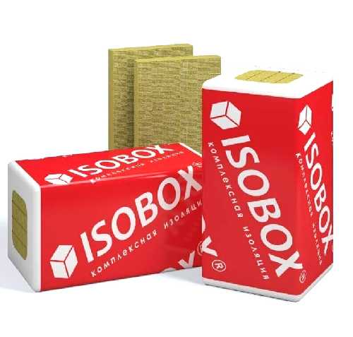 Плита минераловатная ИЗОБОКС Вент Ультра 1200х600х50 мм 6 шт, (0,216 м3), ISOBOX