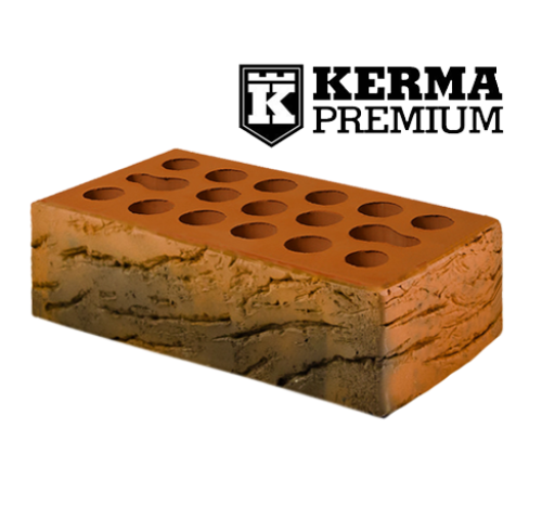 Облицовочный кирпич одинарный , М-175,120x250x65, коричневый