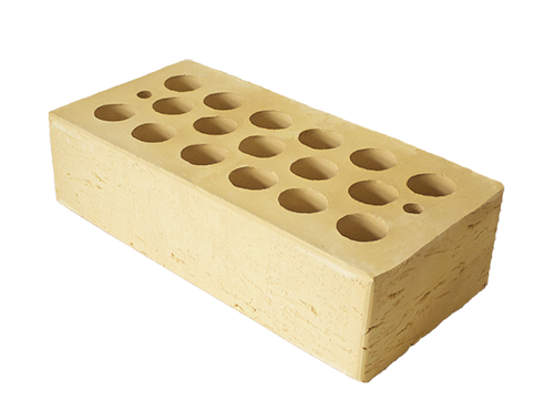 Облицовочный кирпич одинарный , М-150,120x250x65, желтый