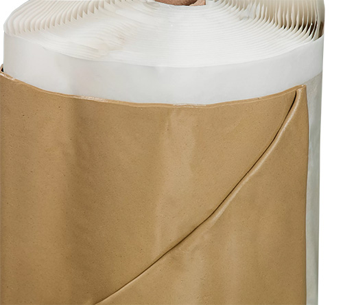 Ленточный герметик Герлен Т 50х3 мм, 15 м (липкий с двух сторон, бежевого и серого цвета)