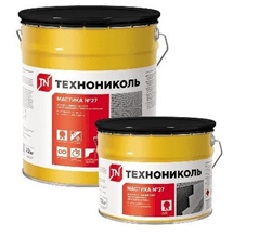 Мастика приклеивающая ТЕХНОНИКОЛЬ №27 12 кг, ведро