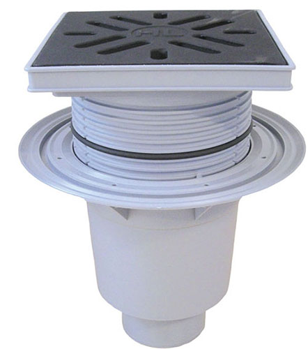 Трап HL616 с вертикальным выпуском, чугунной решеткой