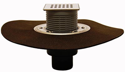 Трап для внутренних помещений HL310NH-3120 с дизайн-решеткой "Квадро"