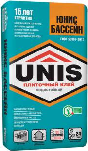 Плиточный клей Юнис Бассейн, 25 кг