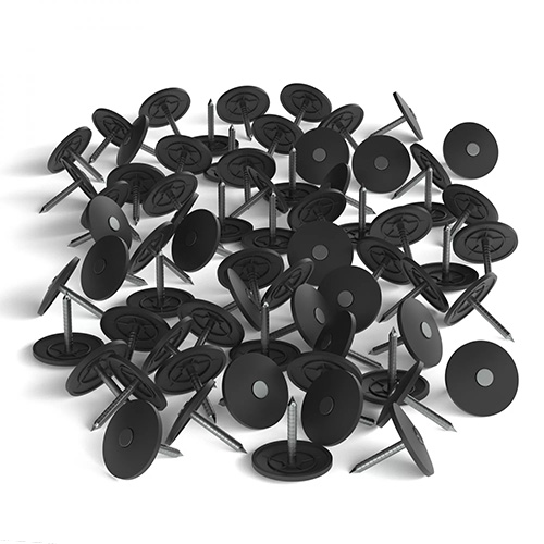 Гвоздь 23,5х2,6 мм с шайбой для полимерного подкладочного ковра, упаковка 1100 шт, Технониколь