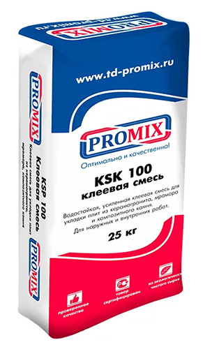 Клей плиточный Promix KSK 100, 25 кг мешок