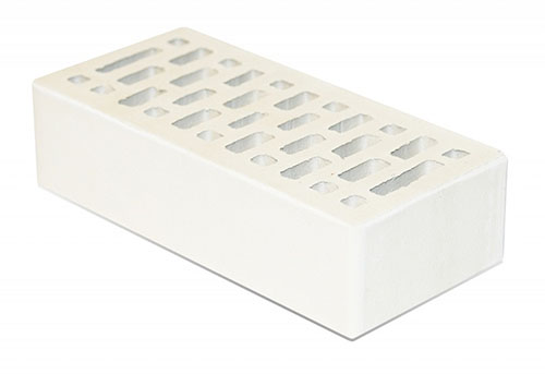 Облицовочный кирпич одинарный, М-150,120x250x65, белый