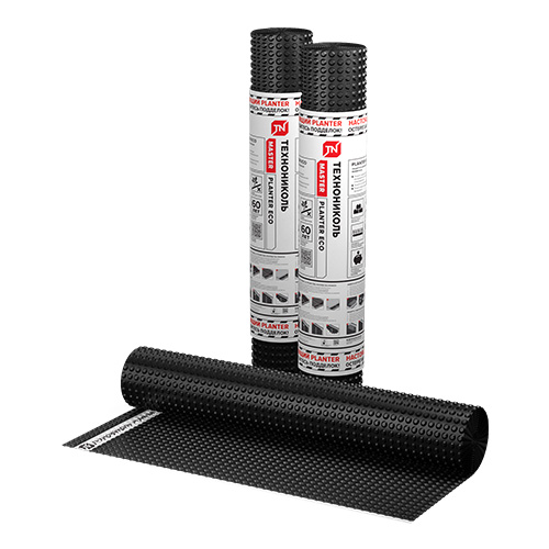 Профилированная мембрана PLANTER Eco 10х2 м (20 м² рулон)