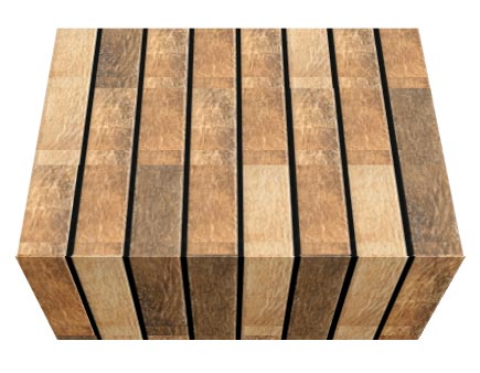 Перемычка фасадной термопанели Аляска Loft brick masala, 40 мм