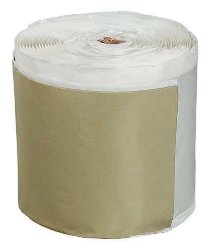 Ленточный герметик Герлен-Д 50х3 мм, 12 м (дублированный холстом, бежевого и серого цвета)