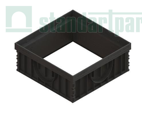 Надставка пластиковая на дождеприемник 300х300 PolyMaxBasic НДП-30.30-ПП 8370-Н, Стандартпарк