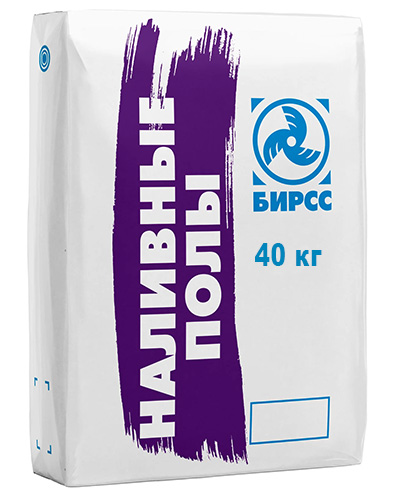 Смесь сухая для наливных полов 34 Н БИРСС, 40 кг