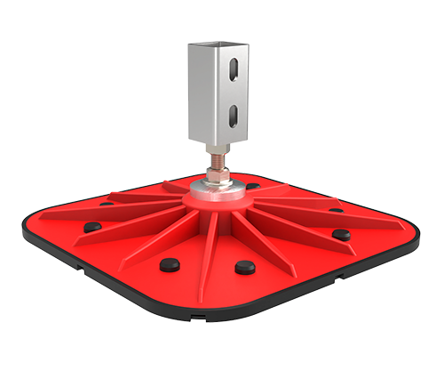 Кровельная опора ТехноНИКОЛЬ 355х355 мм с вертикальным кронштейном