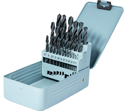 Набор сверл по металлу 1-13 мм, 25 шт, Gigant