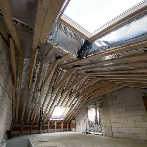 Изоспан RF, 1,2х29,17, (35 м2) Отражающая армированная паро-гидроизоляция