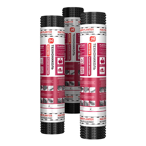Профилированная мембрана PLANTER Коттедж (Planter) 8х1,5 м (12 м² рулон)
