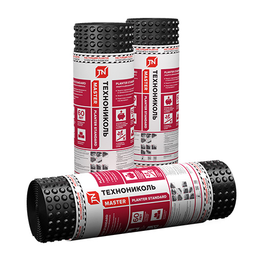 Профилированная мембрана PLANTER Standard 20х1 м (20 м² рулон)