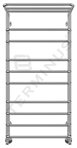 Полотенцесушитель водяной Арктур с полкой П10 532х1031х500 из нержавеющей стали
