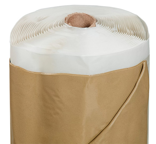 Ленточный герметик Герлен Т 50х3 мм, 15 м (липкий с двух сторон, бежевого и серого цвета)