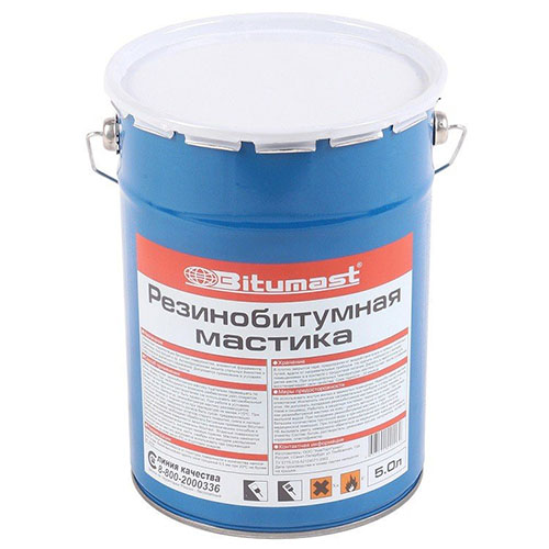 Мастика резинобитумная Bitumast 5 л, ведро
