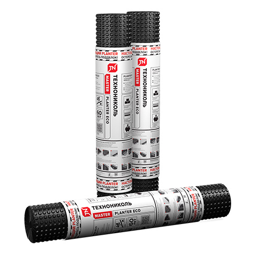 Профилированная мембрана PLANTER Eco 20х2 м (40 м² рулон)