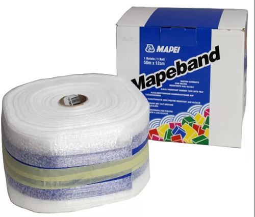 Лента гидроизоляционная Mapeband, синяя, Mapei, 50 м х 12 см