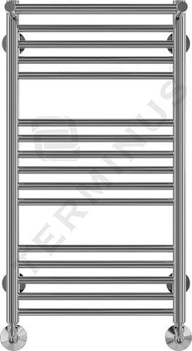 Полотенцесушитель водяной Аврора с полкой П16 432х780х400 (5+6+5) из нержавеющей стали