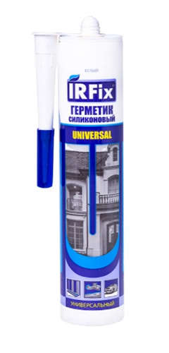 Герметик силиконовый бесцветный универсальный, 310 мл, IRFix