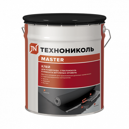 КЛЕЙ ДЛЯ РУБЕРОИДА БИТУМНЫЙ 10 кг, ведро