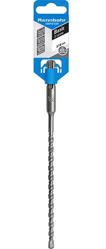 Сверло-бур по бетону SDS+ 12х210 мм, Rennbohr Basic