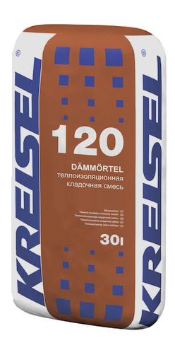 Термоизоляционная кладочная смесь KREISEL DAMMORTEL 120, 30 л