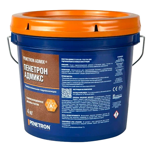 Пенетрон Адмикс, ведро 4 кг