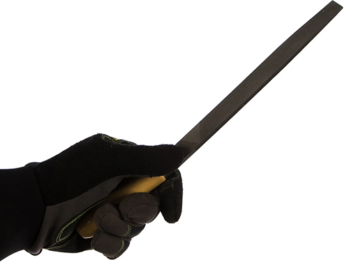 Напильник плоский деревянная рукоятка 73/6/4/1, 200 мм, Вихрь