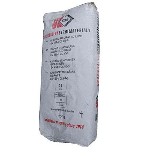 Известь строительная гидратная, Русеан, 25 кг