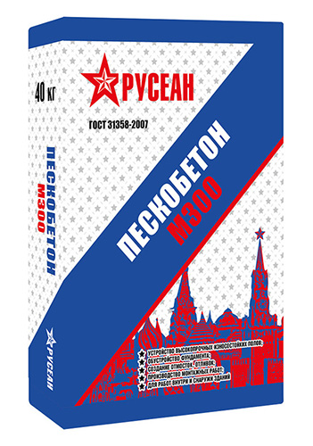 Пескобетон М-300, Русеан, 40 кг