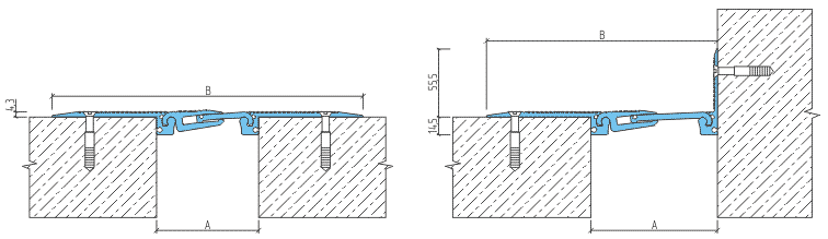 Деформационный шов ДША.Т-30/75, Аквабарьер