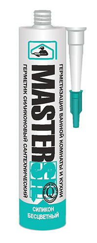 Герметик силиконовый санитарный бесцветный, 310 мл
