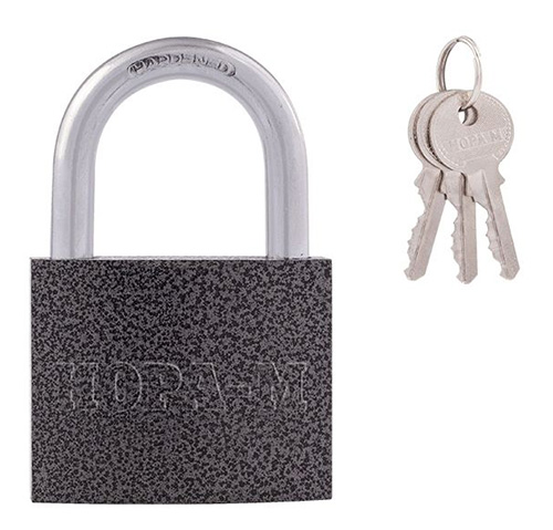 Замок навесной самозащелкивающийся 60 мм, НОРА-М