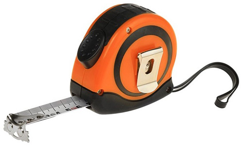 Рулетка 7,5 м х 25 мм ударопрочный корпус, магнитный зацеп, Bohrer Комфорт