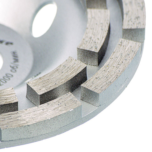 Чашка алмазная сегментная двухрядная  125х22,23 мм, DIAFORCE DOUBLE