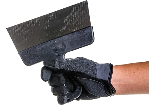 Шпатель нержавеющая сталь, пластиковая ручка, 200 мм