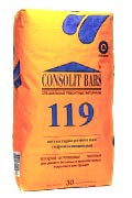 CONSOLIT BARS 119, - штукатурка ремонтная гидроизоляционная для ремонта стен и потолков (B 25), 30 кг КОНСОЛИТ